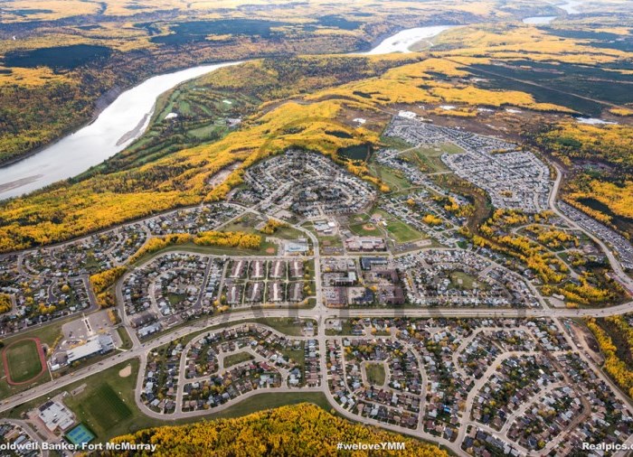 Aerial view of keyano