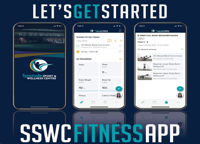 Graphic of the Fitness App 