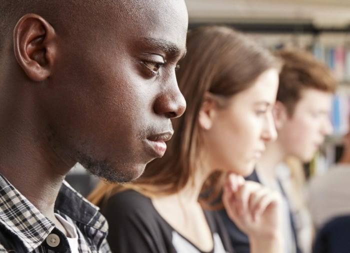 students in class