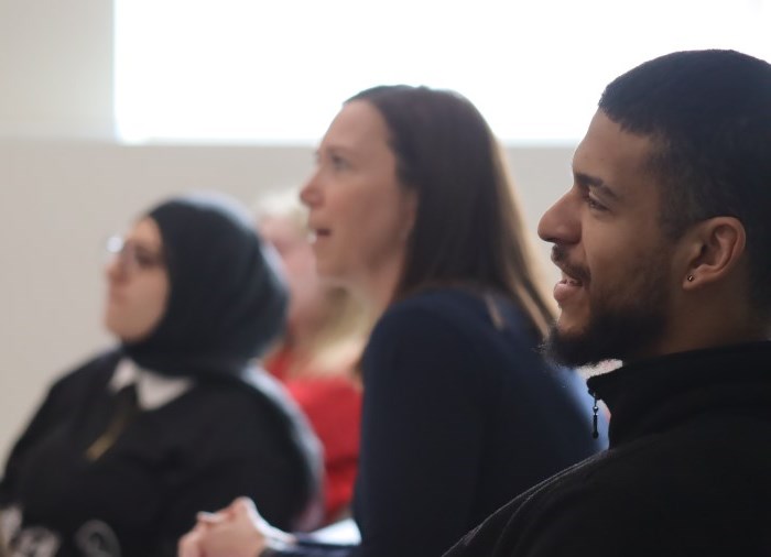 Students in a classroom