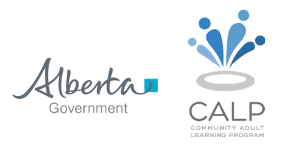alberta government and calp logos