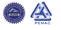 PEMAC and blue seal logos