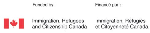 funded by immigration, refugees and citizenship canada