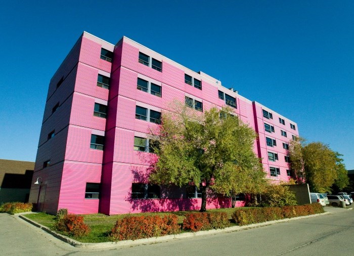 exterior of single student housing
