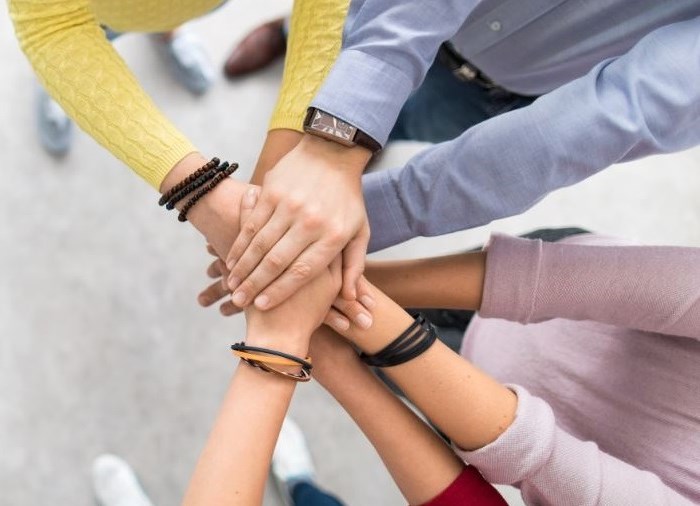 Photo of hands together