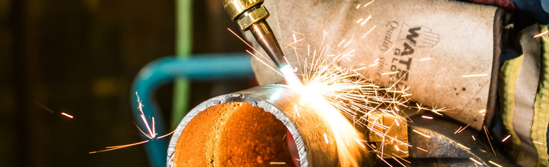 men working on pipes