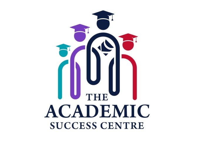 Graphic of Academic Success logo with cap and gown drawing