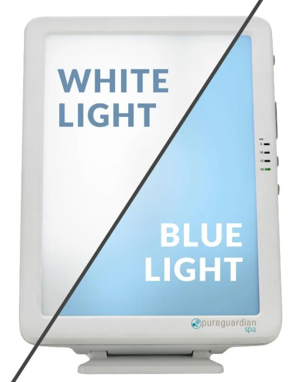 white therapy light
