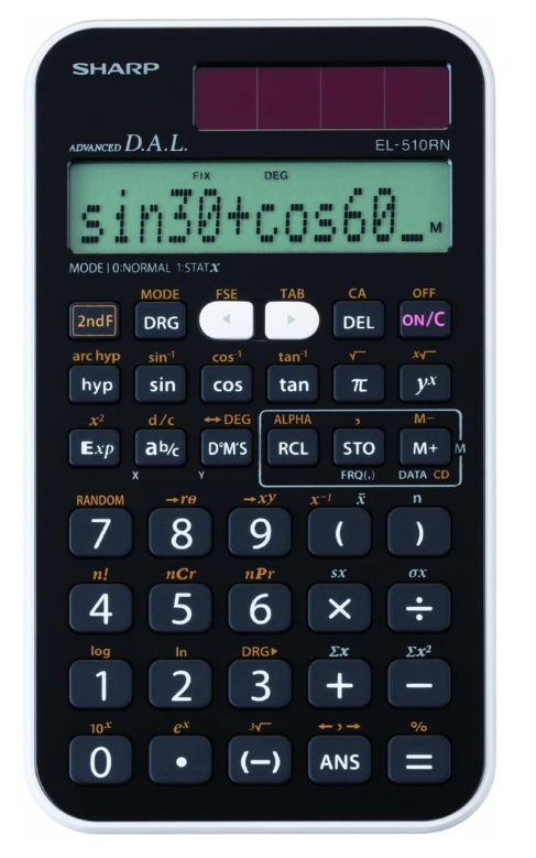 black calculator