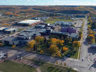 A view of the Clearwater Campus from above
